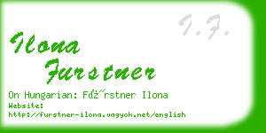 ilona furstner business card